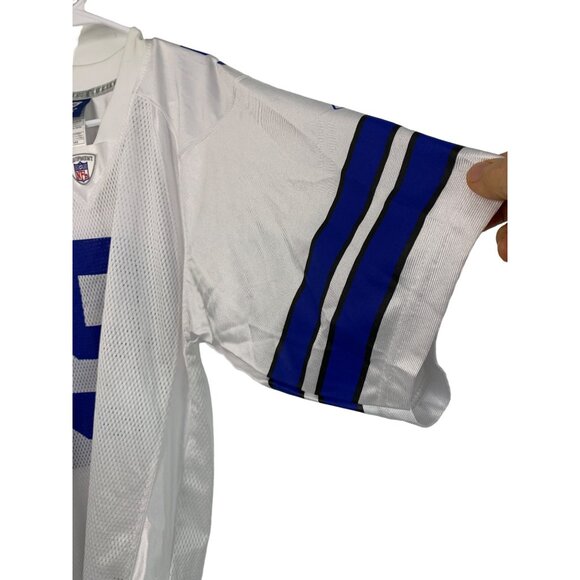 Mens Reebok NFL Tony Romo #9 Dallas Cowboys Jersey White Size M EUC 7757 - Picture 7 of 8